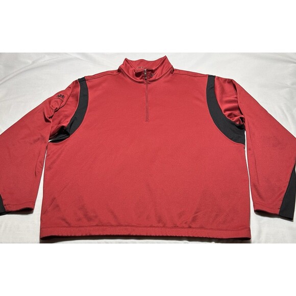 Nike Golf Therma Fit Mens XL 1/4 Zip Pullover Sweater 381259 Hurstbourne Logo - Picture 1 of 10